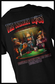 THE WINERY DOGS POKER TEE (official t-shirt)