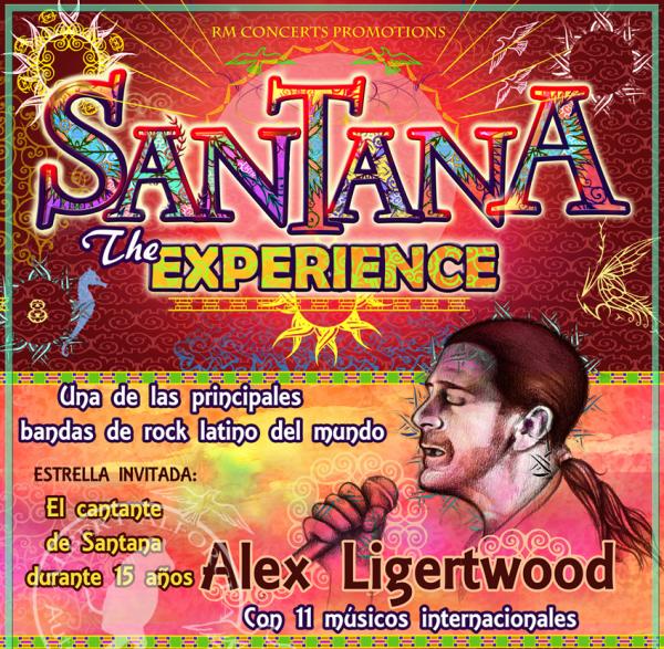 Cartell de la gira de Santana The Experience