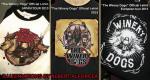 Las camisetas oficiales de "The Winery Dogs" con las ilustraciones de Alforcea