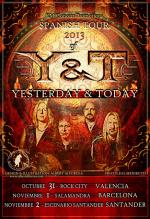 Cartell de la gira espanyola de Y&T 2013